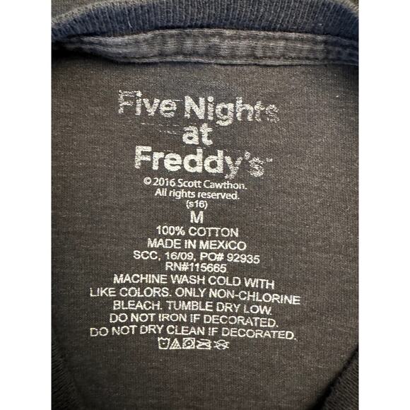Five Nights at Freddy's t-shirt unisex's medium 2016 black - Picture 3 of 3